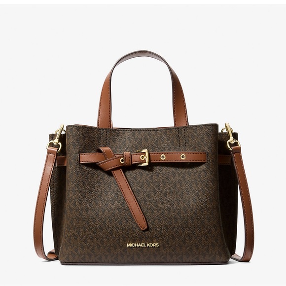 Michael Kors Emilia Small Logo Satchel - Picture 1 of 3